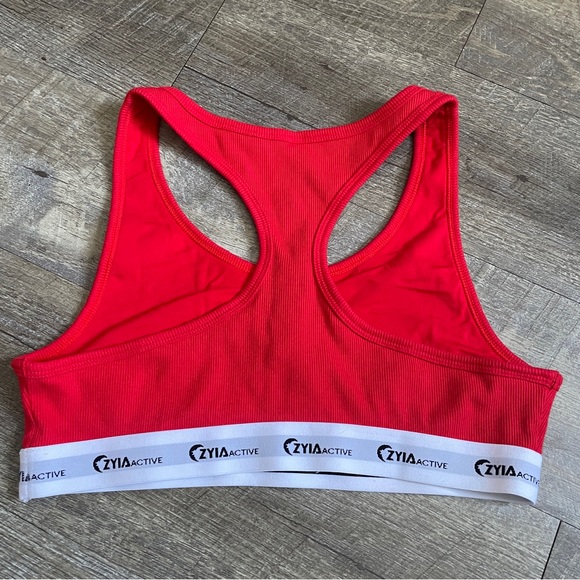 ZYIA Red Sports Bra size Large - Picture 4 of 5